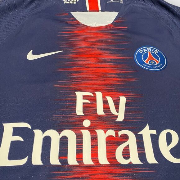 Nike PSG 2018/19 Home Vaporknit Jersey Mens size M 894419-411 New With Tags - Picture 5 of 12